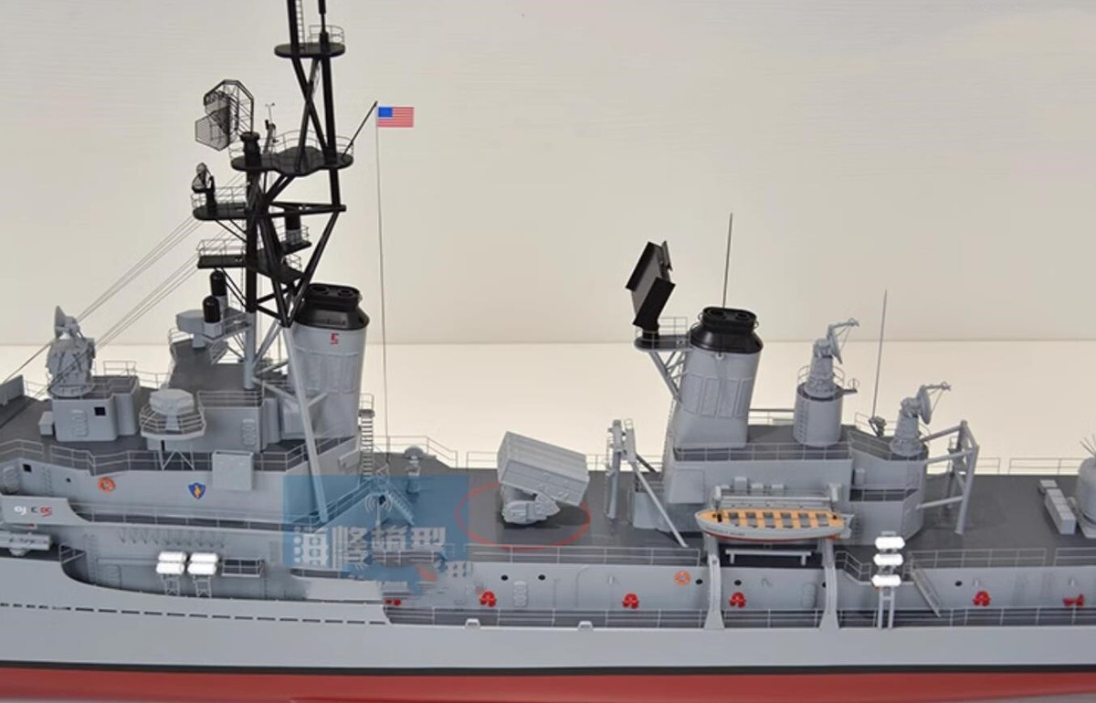模型製作用品 Radio Control model Destroyer KYMODEL US Navy Adams Class Missile Destroyer Remote Control