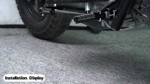 Reposapiés de pasajero montaje de pedal apto para Honda Ruckus / Zoomer NPS50 2003-2024 - Vídeo 1 de 1