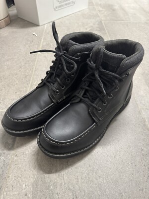 Eastland Drake Men's Black Moc Toe Boot Size 8M