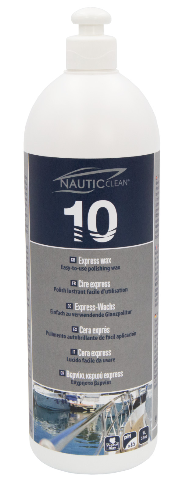Cire express de finition Nauticlean haute brillance pour yacht et bateaux