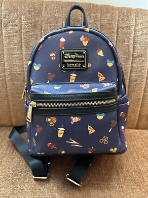 Loungefly Disney Parks Food Icons Backpack - Mickey Waffle Pretzel