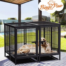 XXXL Hundekäfig Hundezwinger Metall Hundegitterbox Transportkäfig Drahtkäfig DE