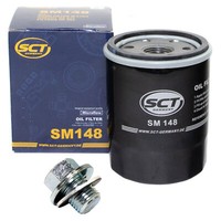 ÖLfilter SM148 + ÖLablassschraube FüR Toyota Corolla Celica Avensis Camry RAV