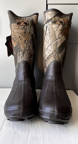 REDHEAD Bone Dry Waterproof Boots Thinsulate RealTree Camo Size 12 Steel Shank - Picture 2 of 22