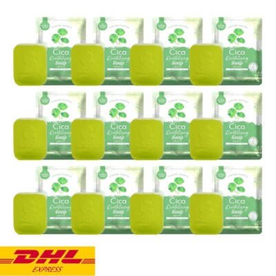 12x The Charming Garden Cica Soap Revitalizing Centella Reduce Dark Spots 50 g