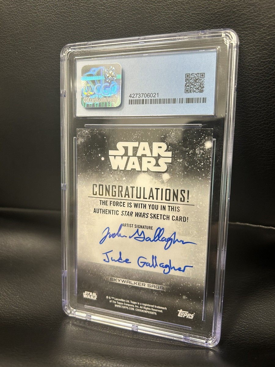 Anakin Skywalker Vader Star Wars Artist Sketch Card Topps 1