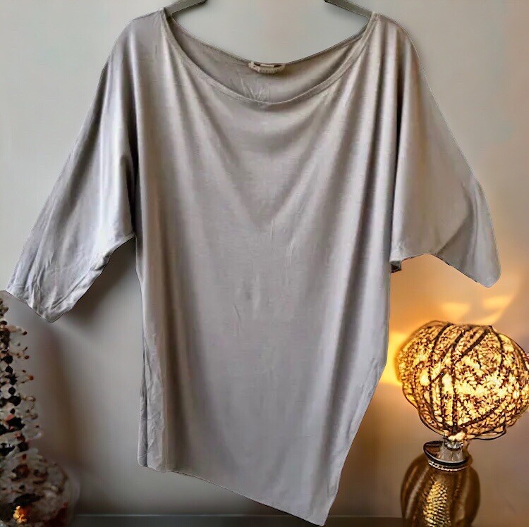 Twenty One Forever 21 Tunic Top Asymmetrical Draped Womens Medium Oversized