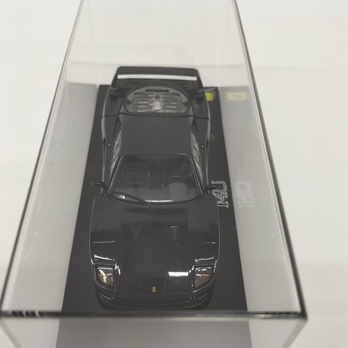Modellino supercar Kyosho 1/43 Ferrari F40 nero usato dal Giappone - Foto 3 di 7