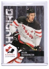 Dillon Heatherington 2015-16 UD Team Canada Jr. Hydro Card #H-41