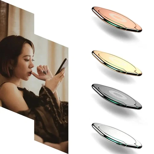 360° Drehbar Handy Smartphone Auto Ring Halter Ultradünn Handyring Fingerhalter - Bild 17 von 27