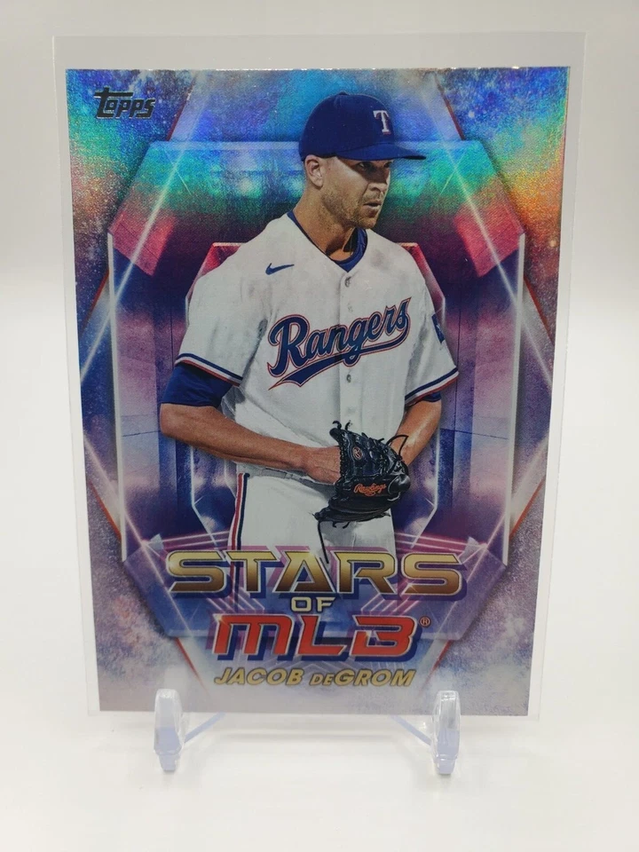 2023 Topps Series 2 - Stars of MLB Chrome #SMLBC-49 Jacob deGrom - HUGE CARD LOT - Image 4 of 4