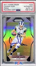 Cooper Kupp LA Rams 2017 Prizm Autographed Prizm Rookie Card ***PSA 10 Auto***
