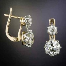 Fashion Drop Dangle Earrings Party Jewelry Gifts Women Girls Simulated Diamond