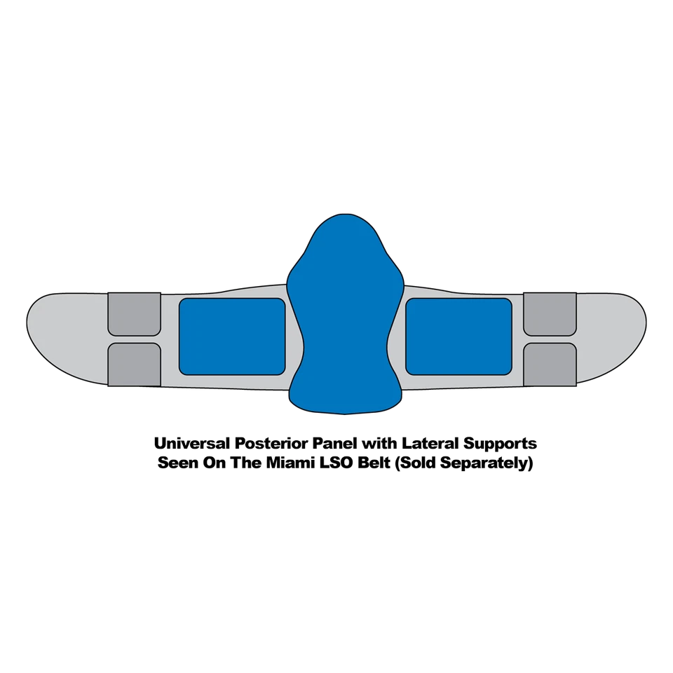Ossur Miami LSO Posterior Panel with Lateral Support - Modular Lumbar Support - Image 4 of 4