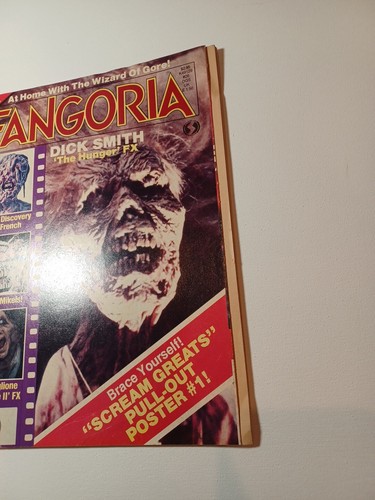 Fangoria 26 March 1983 Poster Melting Man The Hunger Vintage - Picture 2 of 11