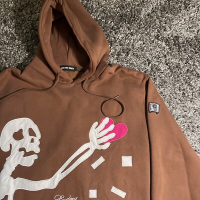 Aelfric Eden Brown Skelton Heart Long Sleeve Pockets