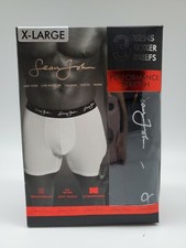 SEAN JOHN 3 Pack Performance Boxer Briefs Men M L XL 2XL 3XL 4XL Assorted Colors