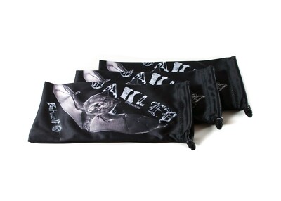 3-Pack Authentic Oakley Batwolf Edition Microfiber Sunglass Storage Bag Large