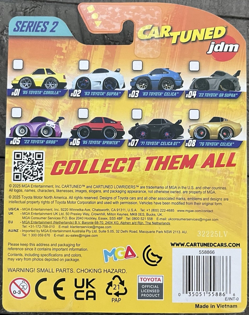 Car Tuned Series 2 JDM '85 Toyota Corolla #01 Yellow New 2025 | eBay