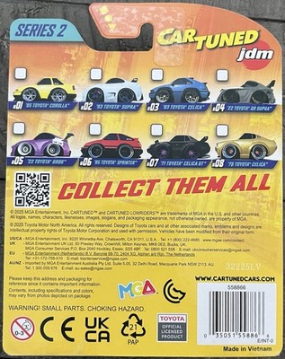 Car Tuned Series 2 JDM '85 Toyota Corolla #01 Yellow New 2025 | eBay