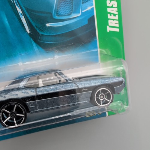 2008 Hot Wheels #172 Treasure Hunt 12/12 '69 CAMARO grau mit Chrom OH5 Speichen - Bild 3 von 12