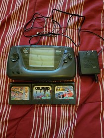 JAPANESE REGION Sega Game Gear Recapped w/ 3 Games (Sonic 2, Columns, Monaco GP)