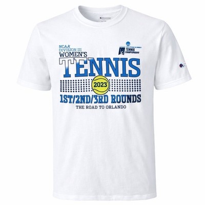Champion 2023 NCAA Division III Women s Tennis Championship T-Shirt Size L