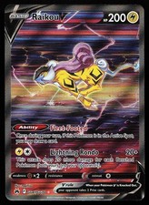 Raikou V GG41/GG70 Holo Rare Crown Zenith Galarian Gallery Pokemon Card on eBay