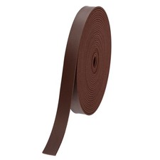 Faux Leather Straps, 1/2" x 70.9" Leather Strip 1.4mm Thick, Dark Coffee