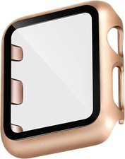 Protective Glass Cover with Integrated Bumper, Compatible with Apple Watch, 40Mm