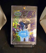 Wild Card Splat 2025 Cam Ward Rookie Football Sports Trading Card SBTRI03-CW. rookie card picture