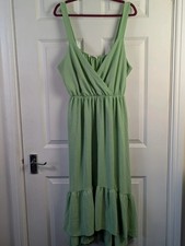 Green long dress new collection one size