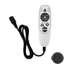 DN-34A Massage Remote 9 Button 5 Female Pin for Power Recliner Chairs with USB