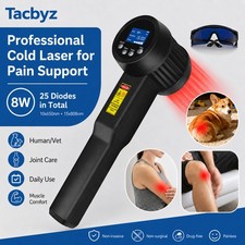 8W 15x808nm 10x650nm LLLT Cold Laser NIR Light Therapy for Joint and Muscle Pain