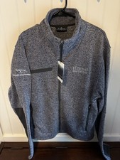 Fossa Men's Full Zip Sweater Fleece Lined Jacket Gray