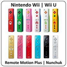 Original Nintendo Wii / Wii U Controller | Remote Motion Plus Inside | Nunchuk