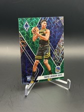 2023-24 Panini Phoenix Trayce Jackson-Davis #288 Teal Burst RC /175 Warriors SP