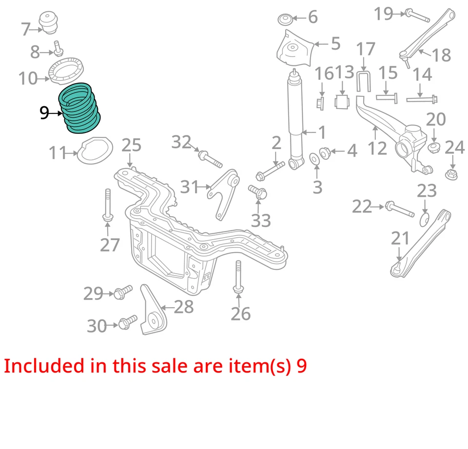 Se adapta a Ford Mercury Escape Mariner 2009-2012 resorte - trasero 9L8Z5560D - nuevo OEM Foto 3 de 4