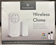 Wasserstein Wireless Chime Compatible w/Nest Doorbell (battery) & (wired)