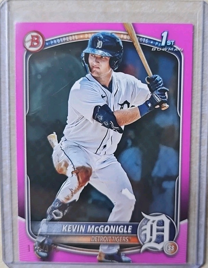 2025 Bowman Baseball Kevin McGonigle 1st Bowman Pink #112/175 #BP-79