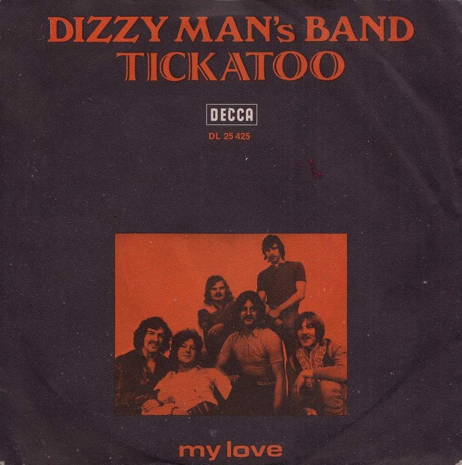 DIZZY MAN'S BAND: Tickatoo (´70 / rare orig. German WHITE LABEL PROMO 7") - Bild 1 von 1