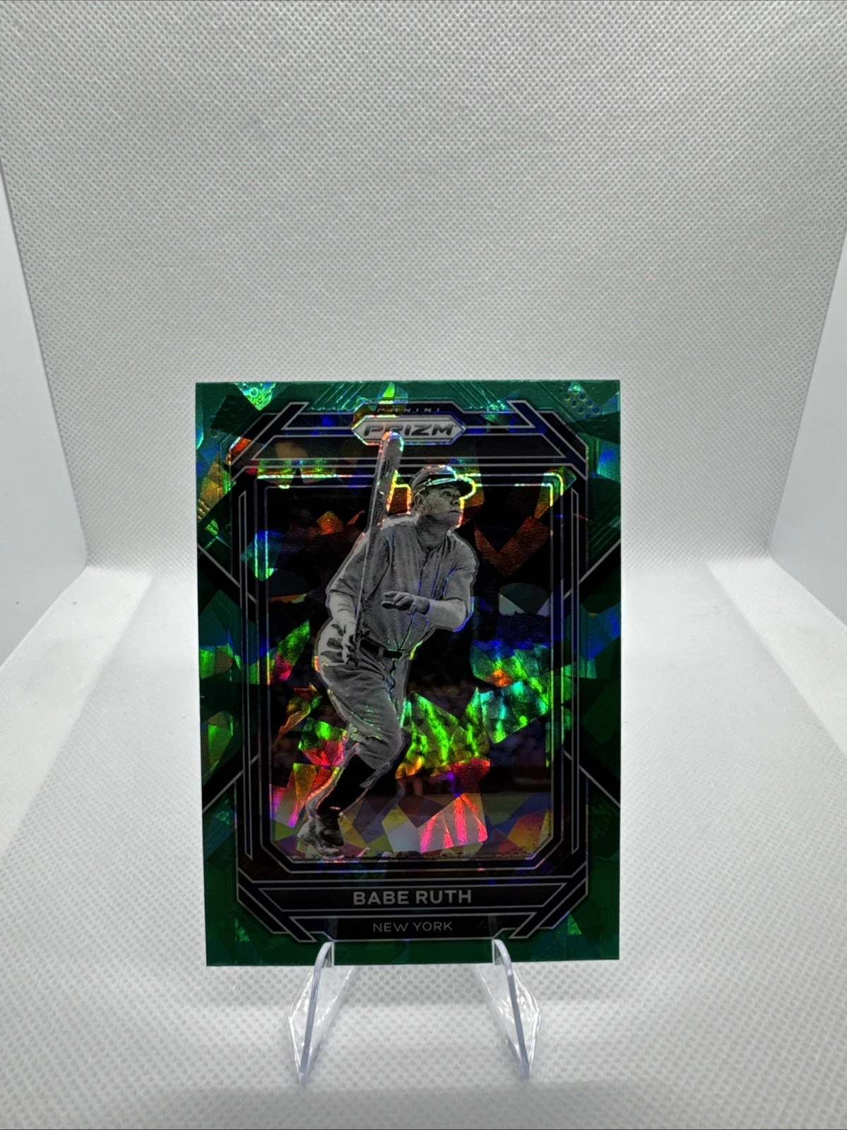 2023 Panini Prizm - Babe Ruth #2 Green Ice Prizm