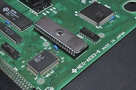 NEO GEO AES AES3-5 Console Only BIOS Socketed, RGB Bypass SNK