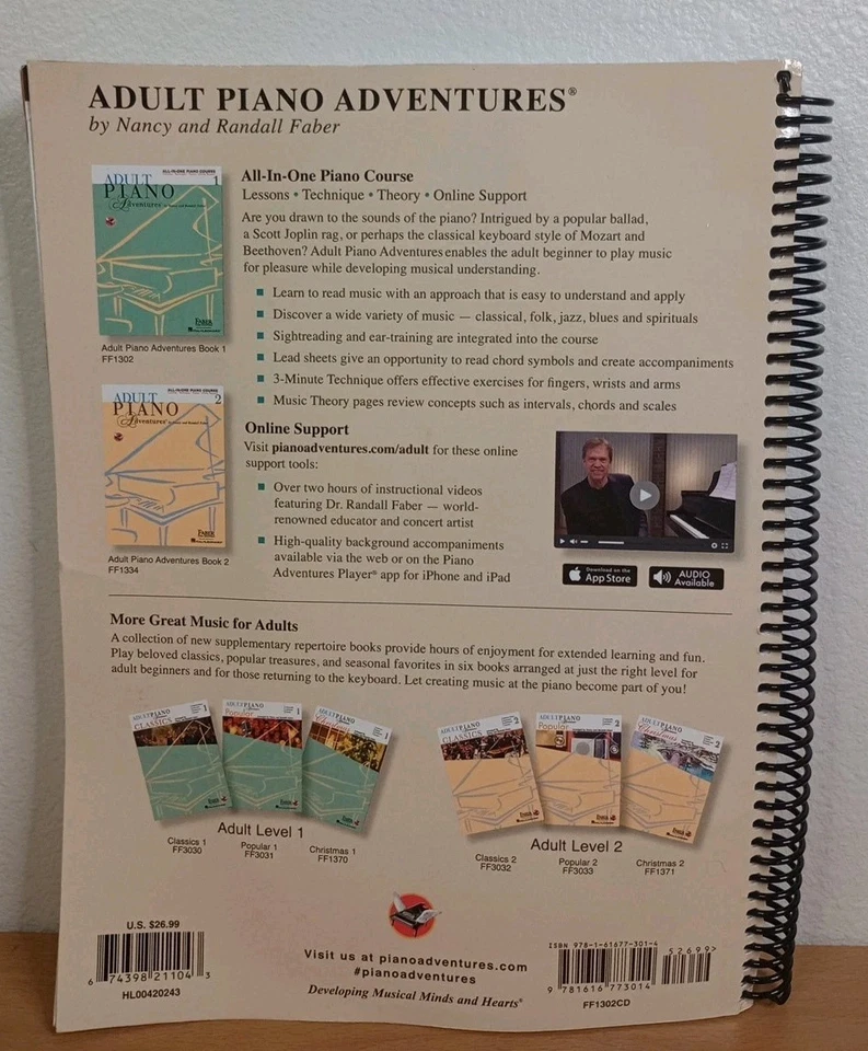 Adult Piano Adventures: All in One Course - Book 1 - Image 2 of 4