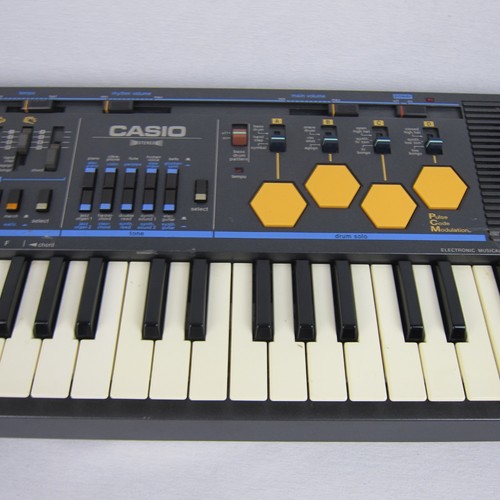 Casio Casiotone MT-520 Keyboard Works With (2) DP-1 Drum Pads AS IS - Picture 6 of 11