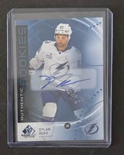 2025-26 SP Game Used Dylan Duke Blue Auto Rookie #AR-DD Lightning ⚡️