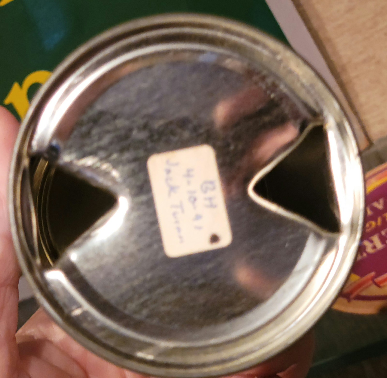 1960s GUINNESS EXTRA STOUT FLAT TOP BEER CAN 12 IMP OZ ST JAMES'S GATE DUBLIN