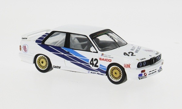 IXO 1/43 BMW M3 (E30) WTCC 1987 Cibiemme Sport #42 J.Cecotto Ready Model
