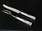 Vintage Sterling Silver carving set, Reed & Barton, Classic Rose