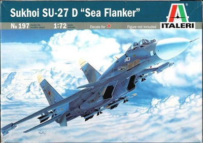 1/72 ITALERI 197; Sukhoi Su-27D SEA FLANKER Russian Navy